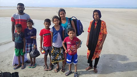 All eight are members of two families and two individuals.