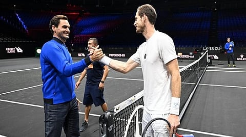 Roger Federer and Andy Murray
