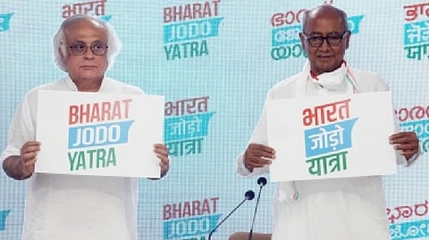 Senior Congress leaders Digvijaya Singh and Jairam Ramesh