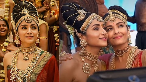 Aishwarya Rai Bachchan and Trisha Krishnan (Kundavai)