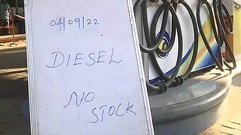 Visual of the Notice board at a petrol bunk