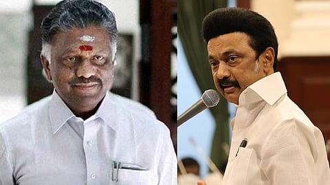 O Panneerselvam; MK Stalin