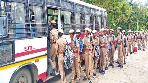 More than 100 police personnel from SP?s office deployed across Tiruvallur