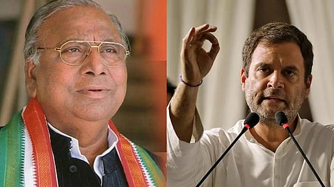 V Hanumantha Rao; Rahul Gandhi