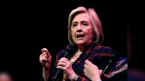 Former US Secretary of State Hillary Clinton