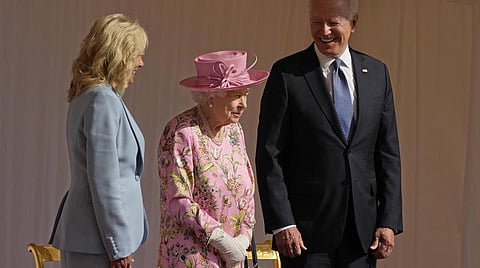 Biden and Queen Elizabeth