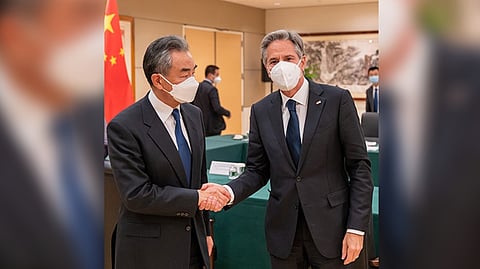 US Secretary of State Antony Blinken meets Chinese Counterpart Wang Yi