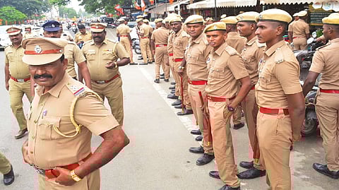 Police continuing strict vigil in Coimbatore