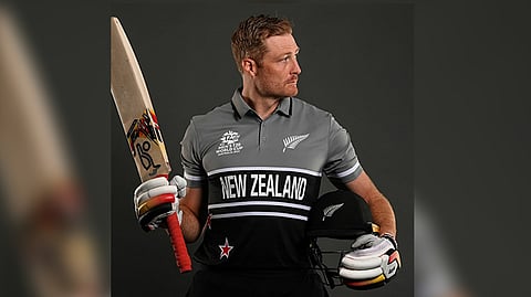 Opener Martin Guptill wearing the new shirt