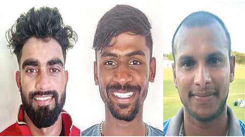 R Sonu Yadav, RS Mokit Hariharan, T Natarajan