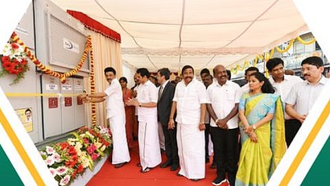 MK Stalin opened 2,488 ring main units (RMU) in 28 Assembly constituencies in the city