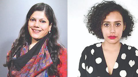 (L-R) Amrita Tripathi, Cheryl- Ann Couto