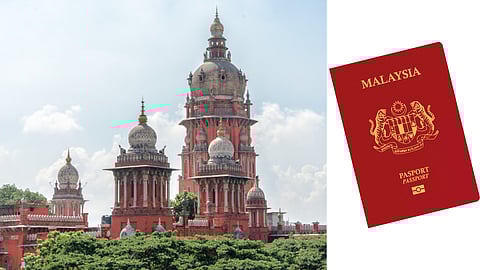 Madras High Court, Malaysian passport