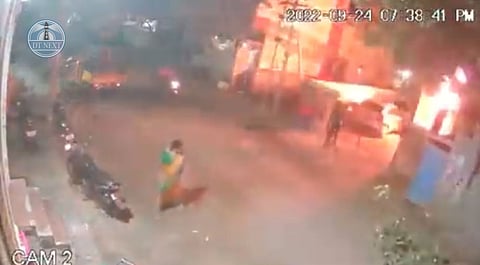 A bomb hurled at house of RSS functionary in Madurai