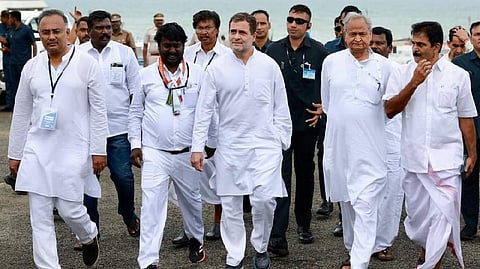 Rahul Gandhi arrives Kanniyakumari ahead of Bharat Jodo Yatra