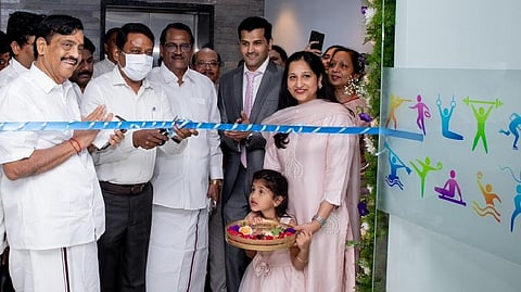 Health Secretary Dr P Senthilkumar was inaugurated orthopaedic and sports centre on Thursday