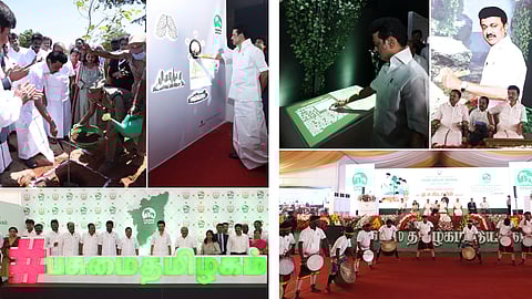 MK Stalin on Saturday launched the Green Tamil Nadu Mission scheme to increase the green cover in the State