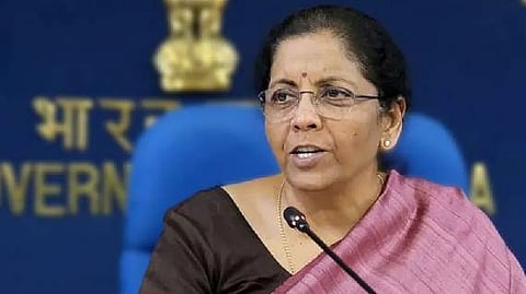 Finance Minister Nirmala Sitharaman