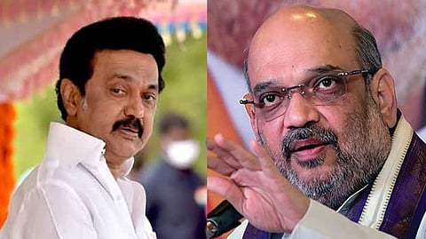 M K Stalin; Amit Shah