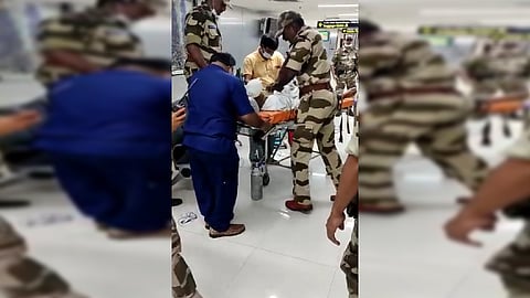 CISF personnel helped save an elderly man?s life at Chennai airport