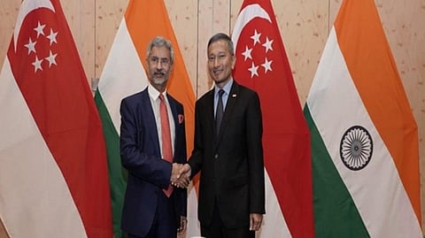Singapore Minister in PMO Loh Khum Yean, currently on a 2-day visit to India