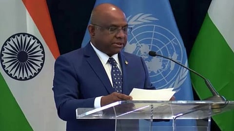 Maldives Foreign Minister Abdula Shahid