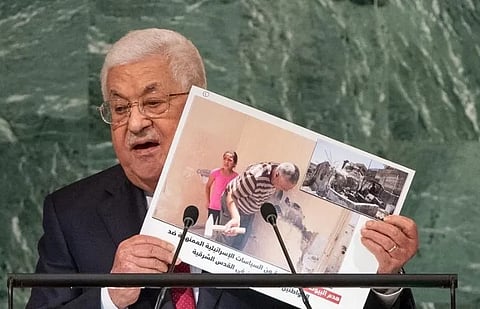 Palestinian President Mahmoud Abbas