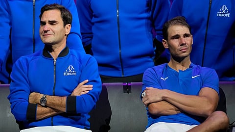 Roger Federer and Rafael Nadal