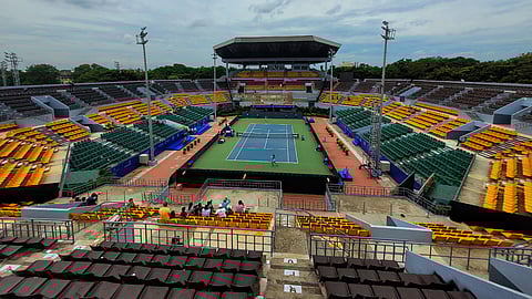 SDAT centre court in Nungambakkam, where the WTA Chennai Open 250 games are played.