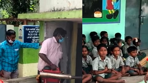 Students in Cuddalore have been sent out of classrooms and fumigation work is going on vigorously.
