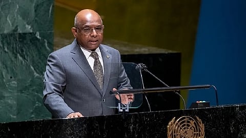 Maldivian Foreign Minister Abdulla Shahid