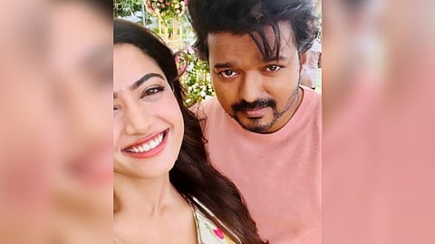 Rashmika with Vijay