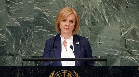 UK Prime Minister Liz Truss