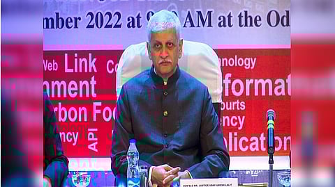 Chief Justice of India Uday Umesh Lalit