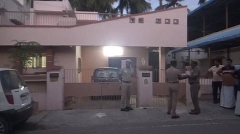 Police stationed at the residence of a RSS functionary in Rajarajeshwari Nagar