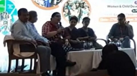 Screengrab from the viral video