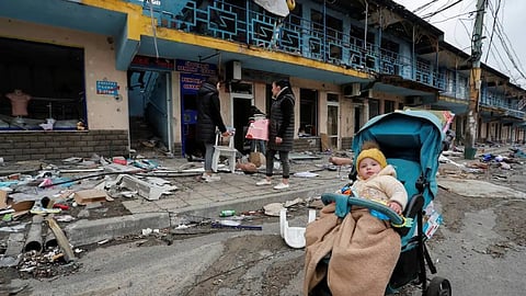 ussia destroyed production buildings of an armoured vehicle plant in the Ukrainian capital of Kyiv