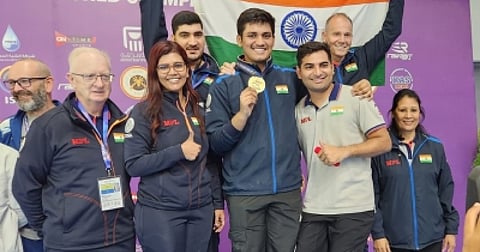India's final competitor at the Cairo Worlds, Omkar Singh, shot a 578 to finish 13th in the Men's 25m Centre Fire Pistol event