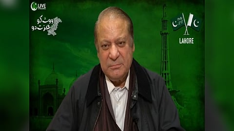 Former Pakistan Prime Minister Nawaz Sharif