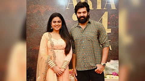 Actors Arya and Siddhi Idnani