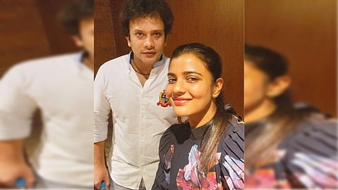 Aishwarya Rajesh with her brother Manikanta Rajesh