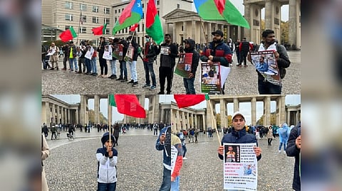 Baloch National Movement Germany has organised a protest in Germany