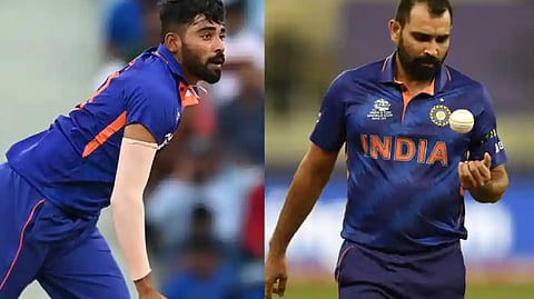 Mohammad Siraj and Mohammed Shami