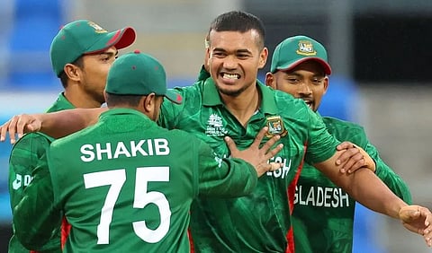 Fast bowler Taskin Ahmed