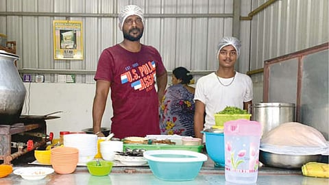 Santhosh Kumar at his shop