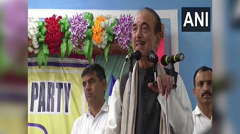 Democratic Azad Party chief Ghulam Nabi Azad