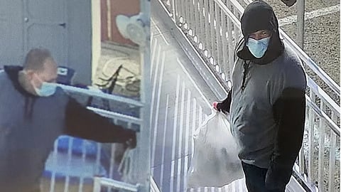 The Sheriff's Office circulated pictures of the alleged suspect and described him "as a light-complected male