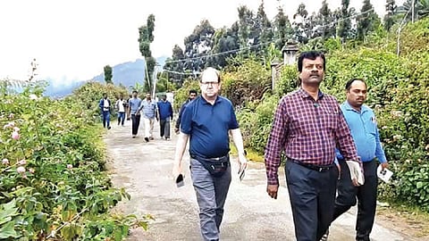 The team inspected locations, including Puliyur and on way to Vilpatti and Kurinji Andavar Temple at the hill station and studied elevation range with the aid of Google maps and GPS