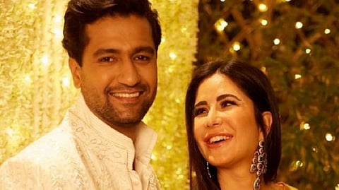 Vicky Kaushal with Katrina Kaif