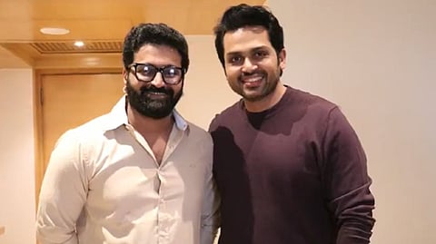 Rishab Shetty with Karthi